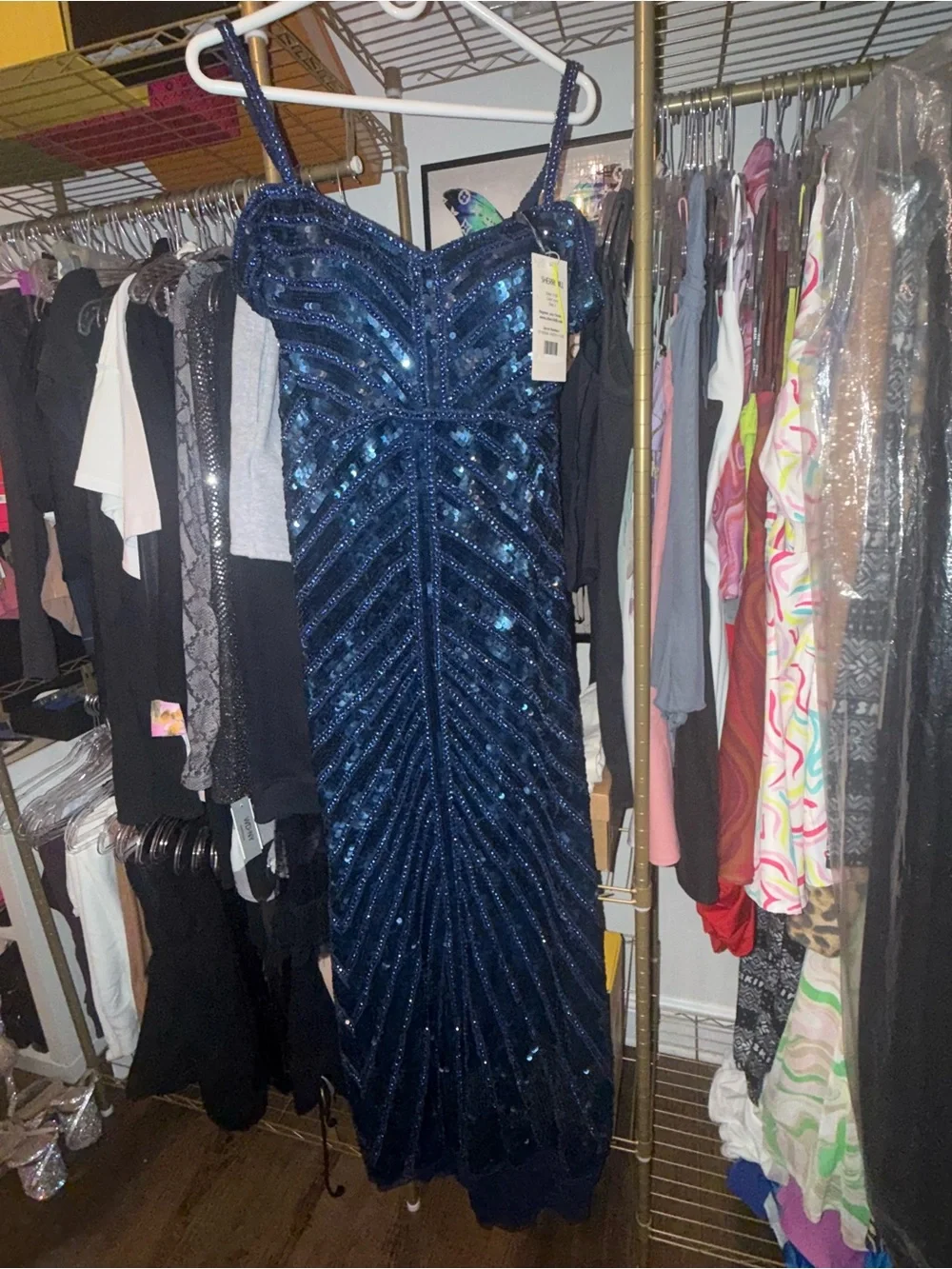 Sherri Hill | Dresses | New Sherri Hill 2 Piece Navy Beaded Evening Dress  Size 2 | Poshmark